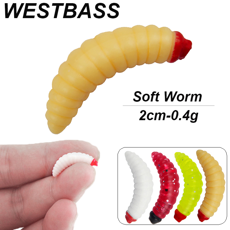 WESTBASS 20/50 Con Mềm Ấu Trùn - đánh giá và giá Fishing Lure Swimbait