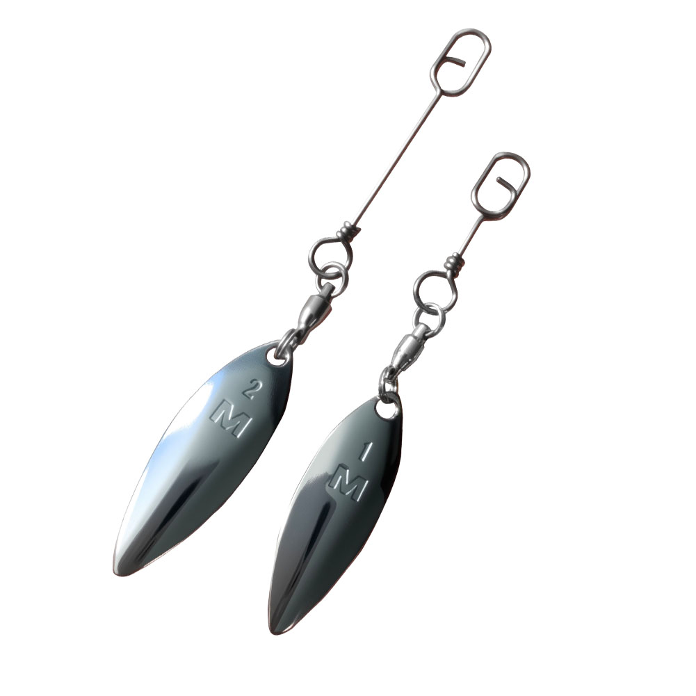 10pcs Willowleaf Blades Spinne - đánh giá và giá Fishing Lure Blade Bait