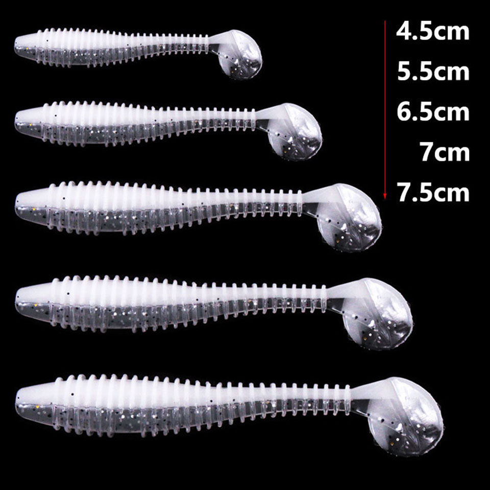 WALK FISH 10PCS Soft Lures Sil - đánh giá và giá Fishing Lure Swimbait