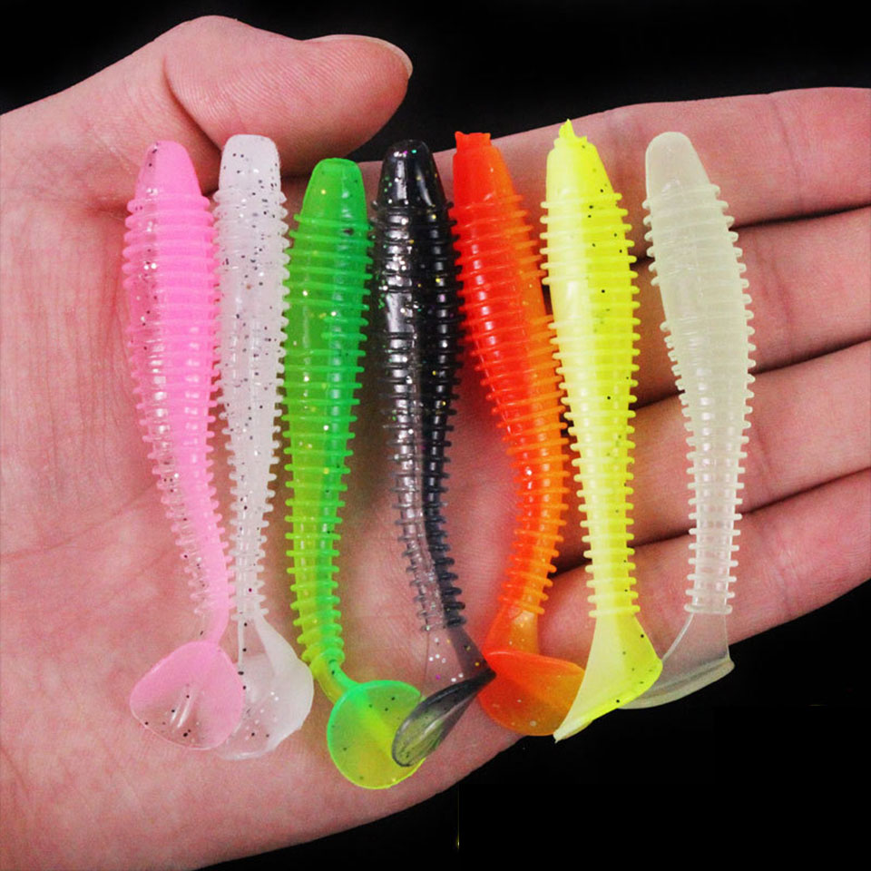 WALK FISH 10PCS Soft Lures Sil - đánh giá và giá Fishing Lure Swimbait