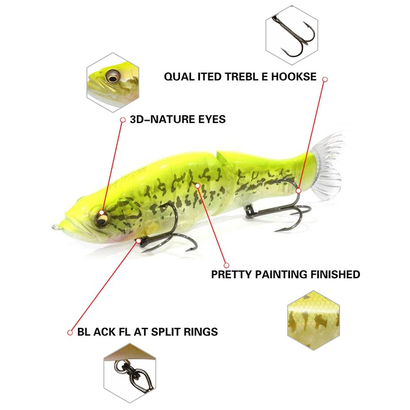 Swimbait Fishing Lure 135mm 31 - đánh giá và giá Fishing Lure Jerkbait
