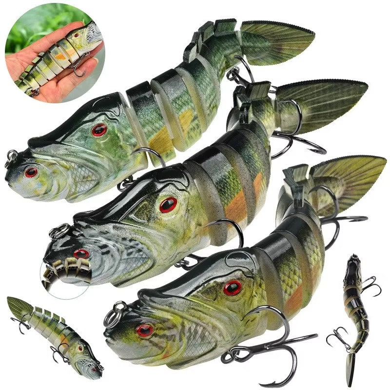 8-Joint Lifelike Lure 8-Segmen - đánh giá và giá Fishing Lure Popper