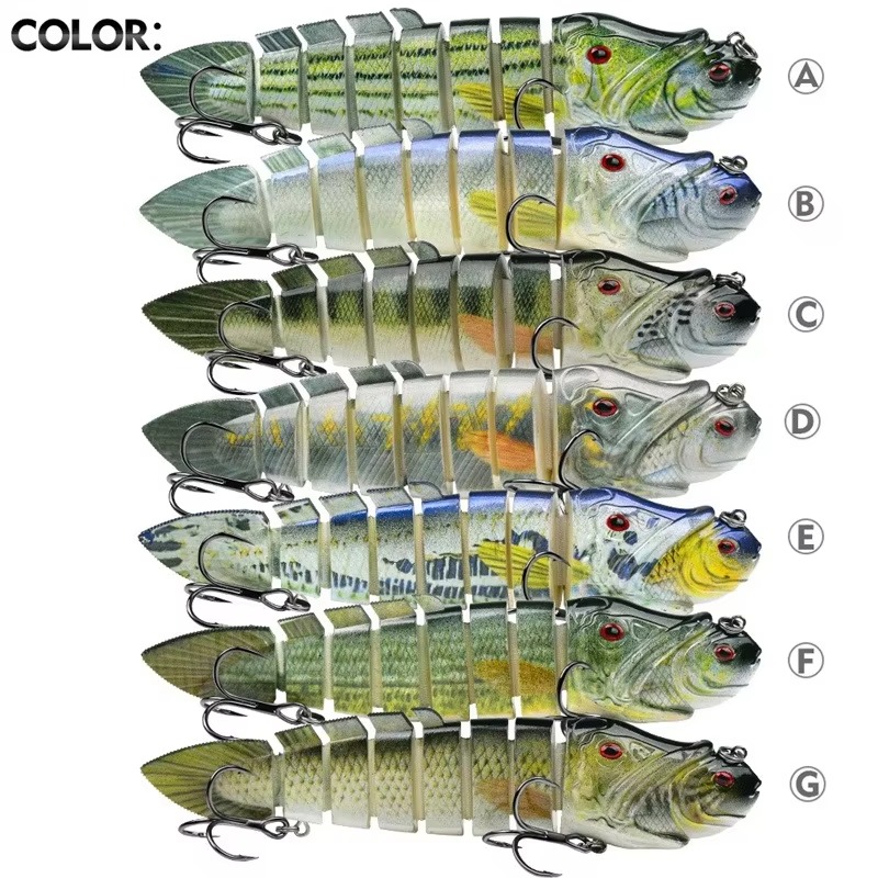 8-Joint Lifelike Lure 8-Segmen - đánh giá và giá Fishing Lure Popper