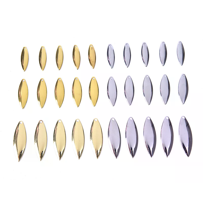 50pcs Willow Spinner Blades Sm - đánh giá và giá Fishing Lure Blade Bait