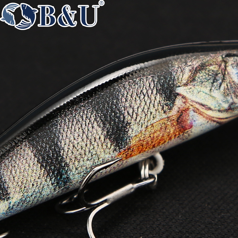 B&U 62mm 8.4g Sinking Minnow W - đánh giá và giá Fishing Lure Jerkbait
